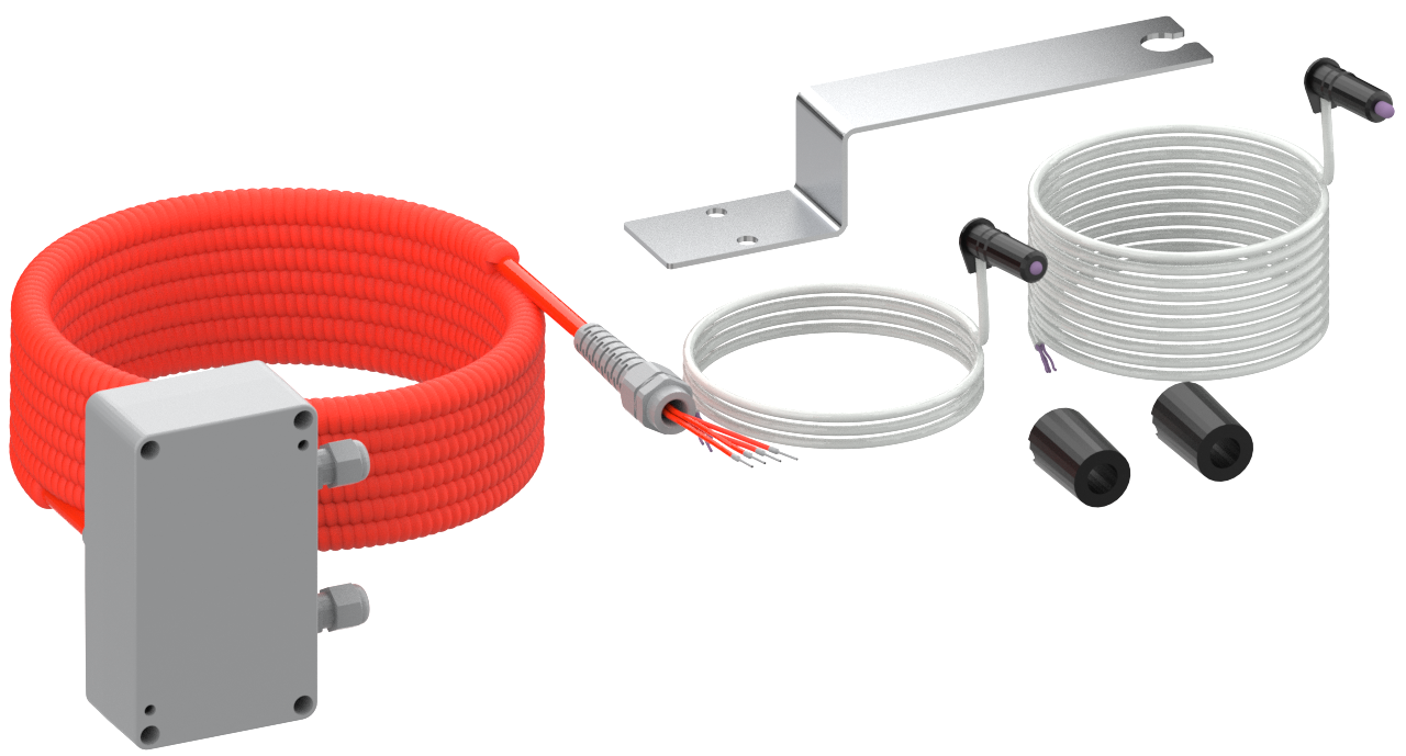OPTO SENSOR (IR RECEIVER TRANSMITTER + 4X0.50 SPIRAL CABLE) ||SBR Industrial Doors